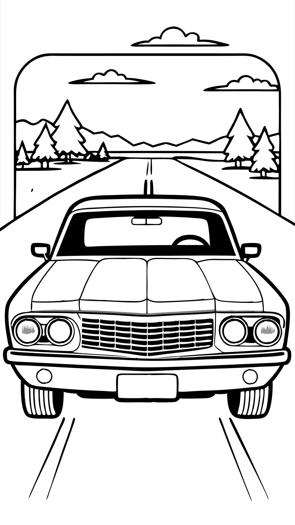 72 Chevy Coloring Page